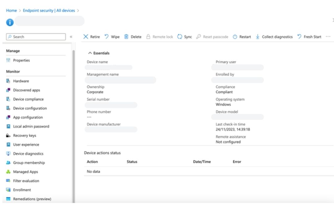 Intune Notebook Protect your business when a staff member loses a laptop