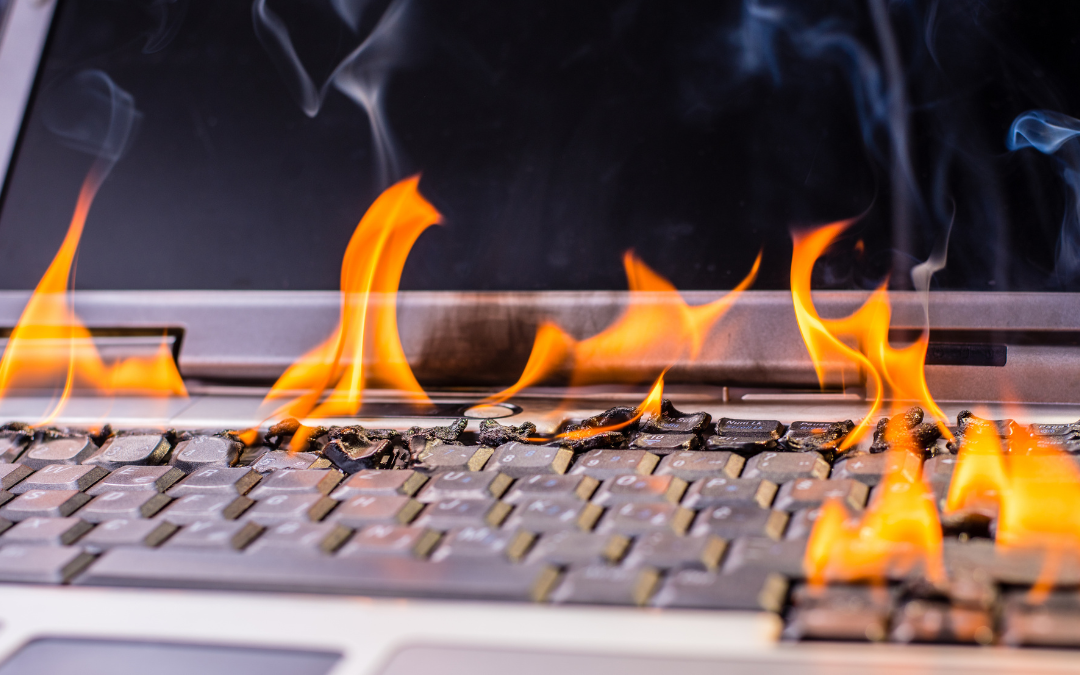 Old laptop -fire risk